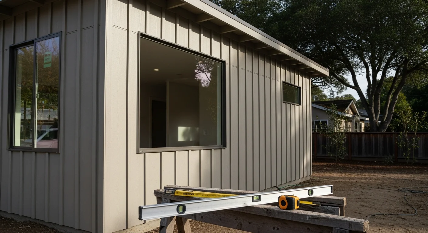 Modern accessory dwelling unit built by GS Design and Build in Campbell, California